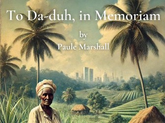 Analysis To Da-duh,in Memoriam-Paule Marshall