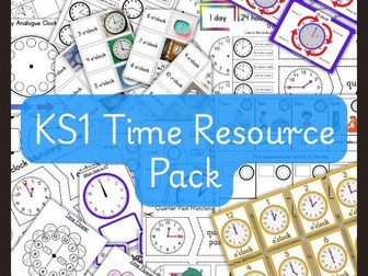 KS1 Time Worksheets and Activities