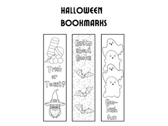 Halloween Bookmarks