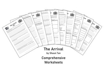 The Arrival - Shaun Tan - Comprehensive worksheets