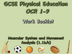 CSE OCR PE (1.1b/c) Muscular System and Movement Analysis Work Booklet