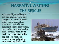 the rescue narrative essay