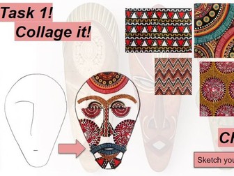 ART: African Mask design lesson