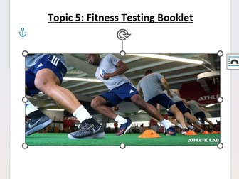 Fitness Testing Work booklet