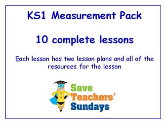 KS1 Measurements Lessons Bundle / Pack (10 Lessons)