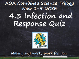 AQA Combined Science Trilogy: 4.3 Infection and Response Quiz