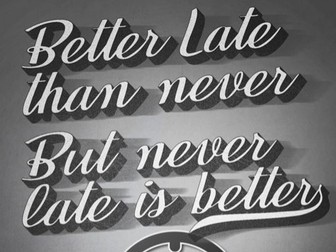 Punctuality Matters Poster