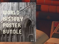 World History Poster Bundle
