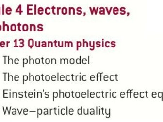 OCR AS level Physics: Quantum Physics