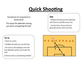 Football Shooting Cards