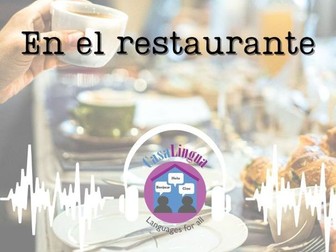 "En el restaurante": Spanish listening/comprehension activities (KS4/5; A2-B1 level)