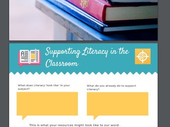 Supporting Literacy in the Classroom