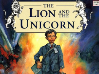 The Lion and the Unicorn Shirley Hughes - Letter writing week 1 (World War Two Year Six English)