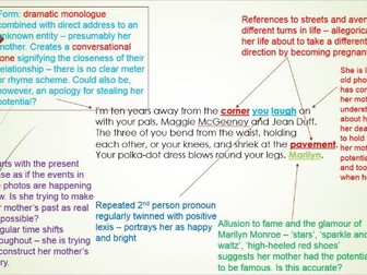 'Before You Were Mine' by Carol-Ann Duffy for AQA English Language and Literature Paper 1 Section C