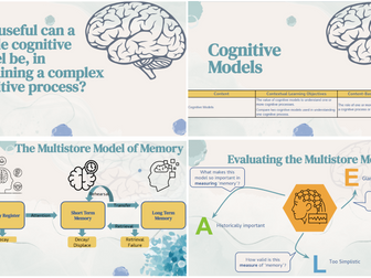 IB Psychology - Learning and Cognition - Complete Resources Set