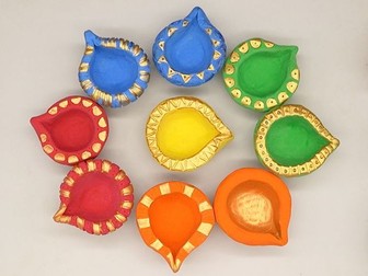 How to make a clay Diya (lamp) for Diwali