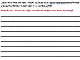 Character analysis - Bluebeard + TBC