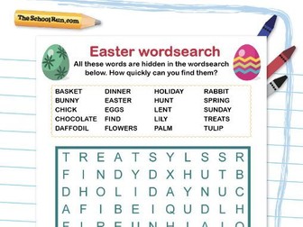 Easter wordsearch