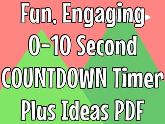 Behaviour Management Tool - Countdown Timer - 10 Seconds