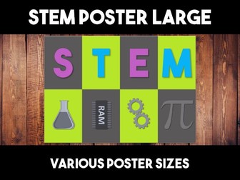 STEM Wall Display Poster