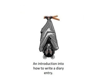 Introduction to writing a diary entry.