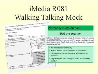 iMedia walking talking mock