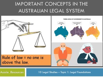 Legal Studies – Australian context – Concepts including the Rule of Law