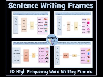 Sentence Writing: High-Frequency Word Frames