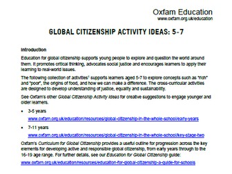 Global Citizenship: Activities for ages 5-7