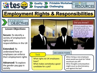 Employment Rights & Responsibilities