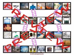 Natural Disasters and Emergency Preparedness Chutes and Ladders Board Game