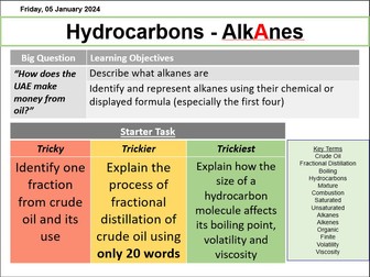 Hydrocarbons (Alkanes)