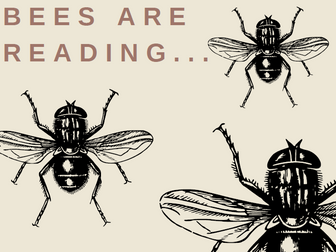 Bees are reading classroom sign