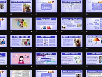 AAQ BTEC Health & Social Care Unit 1 HLD C3.8 C4.1 Social care & Integrated care