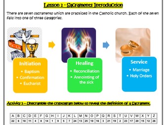 Sacrament of Baptism Work Booklet