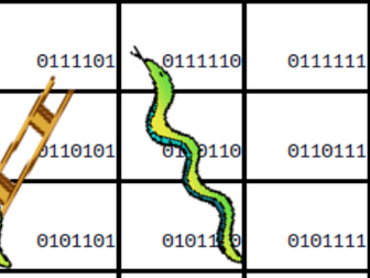 Binary and Hex Conversion using snakes and ladders