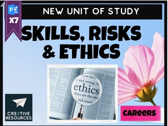 Skills, Risk and Ethics - My Responsibilities Ks3 Unit
