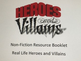 AQA English Language Paper 2 Extracts Booklet, 'Heroes & Villains.'