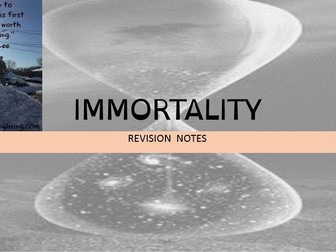 AQA GCSE Religious Studies B Unit 4 Immortality Revision Powerpoint
