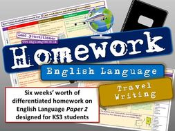 Travel writing unit of work image