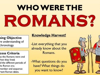 The Romans - Introduction to the Romans - Lesson!