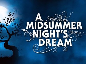 Easily accessible introduction to Shakespeare and A Midsummer Night's Dream for EYFS