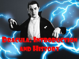 GCSE Film Studies Dracula introduction and History- Lesson 1- eduqas