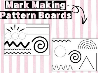 Mark Making Pattern Board Bundle