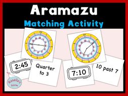 Aramazu Matching Card Activity