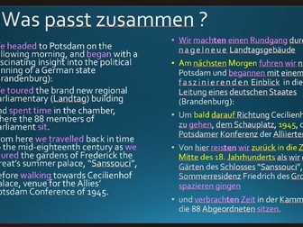 IGCSE_GERMAN_School Exchanges_Der Schüleraustausch