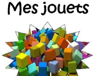 18 page booklet "Mes jouets"