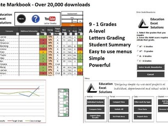 Teacher Markbook - The Ultimate Excel Markbook Try for FREE First