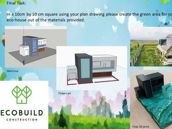 Eco House Design - 3D Design - Design and Technology - Y4-10