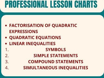 Math charts (formulae and concepts reference charts)